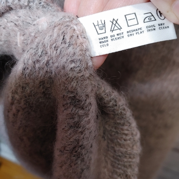 VINTAGE 80's Wool Mohair Blend Cardigan Size M - Picture 9 of 13